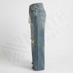 Jeans de Mezclilla de Color Personalizado para Mujer, Novedades de Moda, Pantalones de Mezclilla Ajustados, Pantalones de Campana Alta para Mujer, Ropa de Calle - Product Image 3