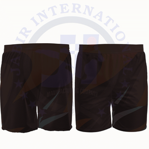 Pantalones cortos de playa informales para hombre, 100% poliéster satinado, secado rápido, estampado personalizado, cintura media elástica, tejido impermeable, servicio OEM - Product Image 3