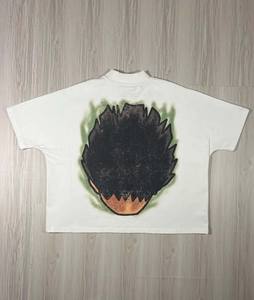 เสื้อยืดโอเวอร์ไซส์สำหรับผู้ชายเสื้อครอปโอเวอร์ไซส์100% ผ้าฝ้ายหนาเสื้อแนวสตรีทแวร์ไหล่ตกจาก320gsm - Product Image 4