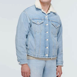 Wholesale Customized Winter Stretchable Breathable Resisting Anti fouling Women's <b>Jean</b> <b>Jackets</b> <b>Black</b> Color With OEM Services - Product Image 5