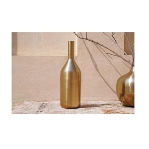 <b>Royal</b> Gold Planter Modern Stylish Metal Flower Vase Wholesale Colored Finishing Vase Perfect for Wedding <b>Bed</b> Side - Product Image 2