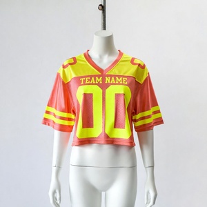 Camiseta de Fútbol Estilo Americano para Hombre, Personalizable, para Prácticas Deportivas, con Impresión de Nombre del Equipo, Servicio OEM - Product Image 1