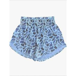 Shorts Estivi a Vita Alta con Stampa Camouflage e Materiale Traspirante in Spandex, Pantaloncini Casual con Decorazione Leopardata, Pantaloni Corti alla Moda - Product Image 4