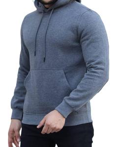 Sudadera con capucha de lana blanca para hombre, jersey de manga larga con estampado de gran tamaño, chándal liso para gimnasio, sudadera de otoño ODM - Product Image 5