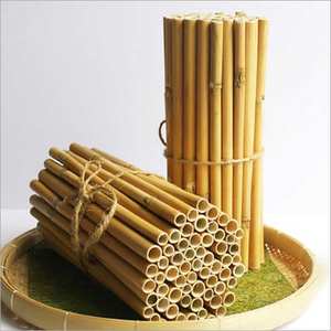 Pailles à boire en roseau bio, pailles jetables écologiques pour les boissons, les événements et l'hôtellerie - Product Image 3