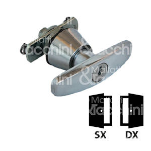 Con cerradura, acabado cromado completo con palanca y balancín. - Product Image 1