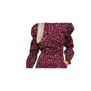 Tuta Intera Viola da Donna AX Paris con Stampa Animalier a Vita Alta e Maniche Elasticizzate, Taglia 12 - Product Image 2