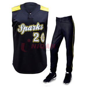 Maillot de baseball respirant personnalisé de haute qualité par sublimation, uniformes de softball à livraison rapide, personnalisables à 100 % - Product Image 1