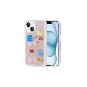 Coque en silicone gaufrée rose brillant Netzy pour iPhone 13, coque de protection de luxe pour Promax, emballage cadeau - Product Image 1