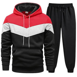 Conjuntos de ropa deportiva para hombre para primavera otoño 2 piezas Casual Fitness Running trajes de manga larga con capucha Jogging pantalones impresos - Product Image 6