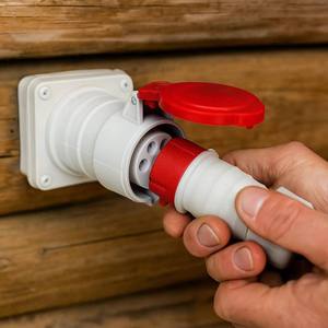 เต้ารับเคลื่อนที่แบบตรงสำหรับ HP IP44/IP54 3pnt 32A 380/415V สำหรับ gewiss plug และซ็อกเก็ต - Product Image 5