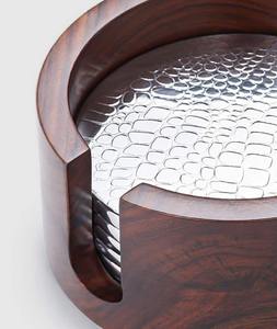 Juego de 6 Posavasos de Madera con Diseño de Cocodrilo, Gran Venta - Product Image 4