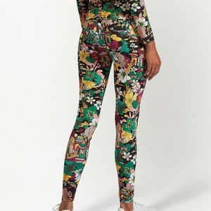 Mallas de compresión de cintura alta para gimnasio, mallas de Yoga sin costuras para mujer, pantalones de Fitness con logotipo personalizado para ropa deportiva, uso al por mayor - Product Image 3