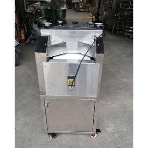 Commercial Stainless Steel Dough Roller <b>Machine</b> For Bakery With Conveyor And Adjustable Rollers Freestanding Design - Product Image 4