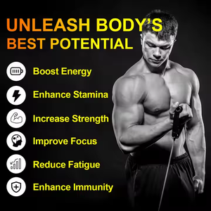 4 en 1 Shilajit Cápsulas Suplemento Ashwagandha Shilajit Tongkat Ali Cápsulas de musgo marino - Product Image 5