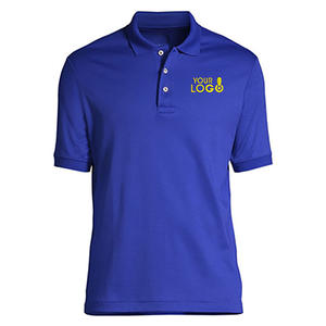 Polo à manches courtes 100% coton brodé de qualité supérieure, t-shirt slim de différentes couleurs - Product Image 2