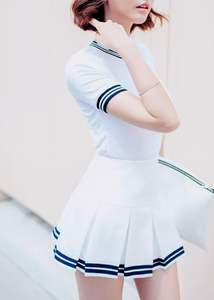 Pantalones cortos de tenis de mesa de secado rápido para mujer, pantalones cortos deportivos de entrenamiento de competición, ropa de tenis plisada con logotipo de cintura delantera - Product Image 6