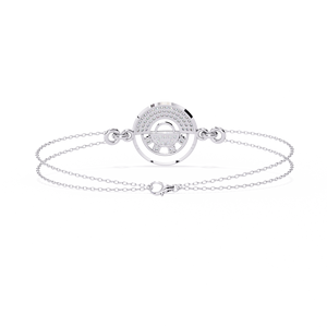 Pulsera de moissanita de 0,42 quilates en estilo de cadena ligera para mujer, uso diario, brazalete de diamantes dorados, joyería elegante alternativa - Product Image 6