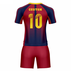 Uniforme de fútbol personalizado para adultos, poliéster de secado rápido, Club de diseño OEM, nuevo diseño, uniforme de fútbol personalizado para hombres, hecho en Pakistán - Product Image 3