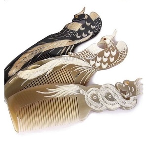 Usine 99 données d'or Viet Nam produits populaires de haute qualité peigne à cheveux en corne peignes à poignée en corne de buffle - Product Image 4
