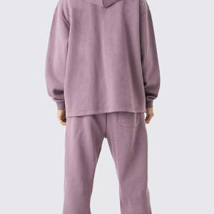 Survêtement à Capuche Solide et Lourd pour Homme Sérigraphié de Haute Qualité avec Design Personnalisé-100% Coton - Product Image 4