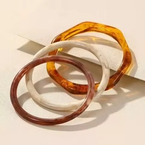 Colorful artisan resin <b>napkin</b> <b>rings</b> for boho style table arrangements and handcrafted celebration dinner setups - Product Image 3