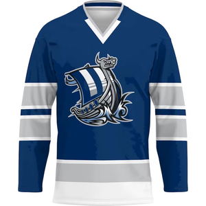 Poliéster de alta calidad, la mejor ropa deportiva, Jersey de Hockey sobre hielo, impresión por sublimación, logotipo bordado 2025, Jersey de Hockey sobre hielo personalizado - Product Image 4