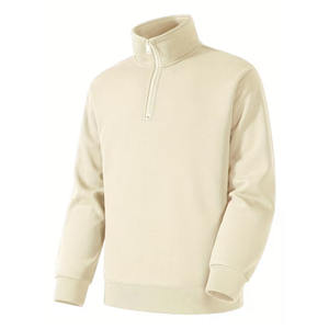 Sweat-shirts à col montant zippé en coton de haute qualité pour hommes, sweat-shirt à col zippé 1/4, sweat-shirt à capuche - Product Image 2