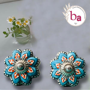 Boutons et poignées en céramique au design moderne pour armoires à tiroirs pour cuisine, chambre, salle de bain et salon - Product Image 1