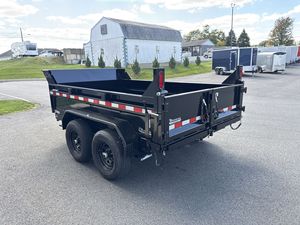 Remolque basculante de servicio pesado de 7 x 14 pies y 8 toneladas, remolque utilitario de 4 ruedas con descarga hidráulica para transporte de equipos y materiales agrícolas - Product Image 6