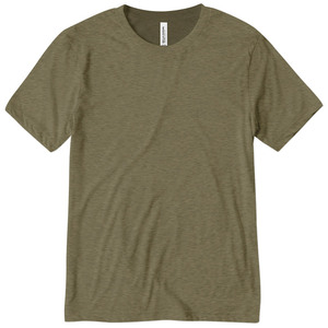 Tri-mélange 50% polyester/25% coton/25% rayonne T-shirt tri-mélange écran personnalisé transfert de chaleur DTG DTF impression t-shirts - Product Image 1