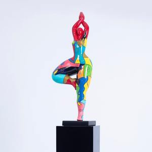 Estatua hecha a mano de laca para mujer, estatuas de dama de Vietnam, escultura lacada, sala de exhibición de oficina - Product Image 5