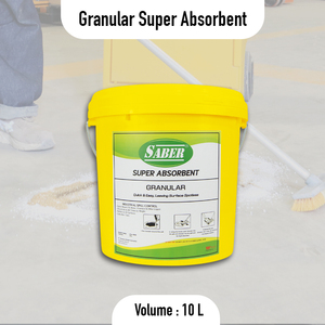 Granular Super Absorbent 10 Liter – Heavy Duty Industrial Spill Absorbent Granules for Oil and Chemical Cleanup - Product Image 2
