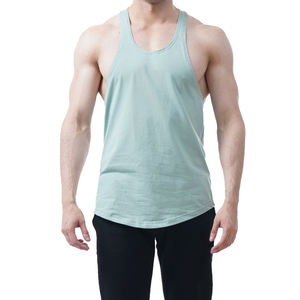 Camiseta Deportiva sin Mangas de Alta Calidad con Logotipo Personalizado para Gimnasio, Camiseta Atlética Informal de Algodón para Hombre para Entrenamiento - Product Image 1