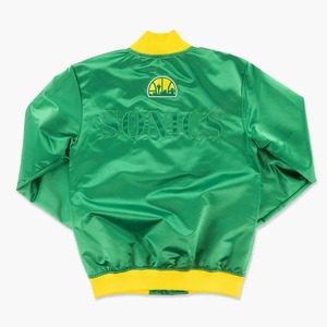 Custom Satin Varsity Jacket Glossy Baseball Letterman Jacket para hombres y mujeres (al por mayor) - Product Image 2