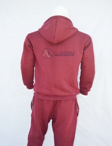 Ensemble de survêtement unisexe en polaire à capuche pour l'automne, personnalisable, pour le sport et le jogging, OEM ODM, 100% coton biologique respirant, sur mesure - Product Image 3
