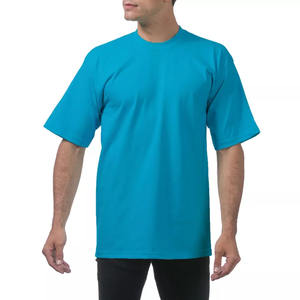 Round-Neck Urban Oversized Men's T-Shirt High-Quality Cotton Streetwear Durable Men's T-Shirt Custom Logo Fit - Product Image 2