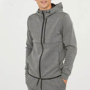 OEM al por mayor nuevo diseño impermeable cortavientos 100% algodón hombres chaqueta para correr Fitness Zip-Up Sport chaqueta de impresión - Product Image 1