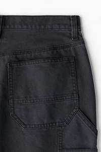 Pantalon de menuisier baggy pour homme en toile de coton de qualité supérieure pantalon confortable avec grandes patchs aux genoux et ceinture en marteau @ prix de gros - Product Image 3
