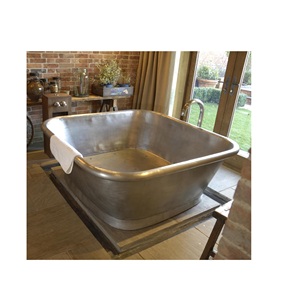 Baignoire en cuivre de qualité supérieure Conception fantaisie Baignoire de taille et de forme personnalisées pour la salle de bain d'hôtel - Product Image 1