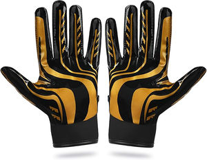Gants de football américain de conception haut de gamme, best-seller, grande taille, vêtements de sport durables, anti-rides, logo personnalisé, design en polyester - Product Image 3