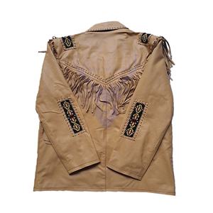 2024 Street Wear Design Unique vêtements d'hiver épaississement chaud veste chauffante col rabattu hommes Cowboy vestes - Product Image 5