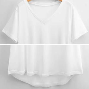 Camiseta de manga corta para mujer de estilo occidental con impresión 3D de sublimación de gran oferta - Product Image 5