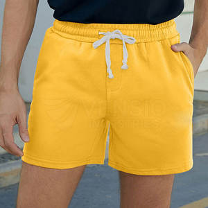 Pantalones Cortos Casuales para Hombre, Estilo Urbano, Cintura Elástica Media, Personalizables, Transpirables, de Secado Rápido, con Diseño y Logotipo Personalizados - Product Image 6