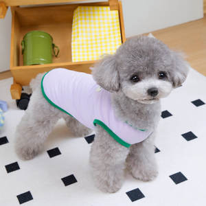 Vêtements d'été mignons pour animaux de compagnie en gros : Gilet moderne en polyester écologique pour chiens et chats - Product Image 4
