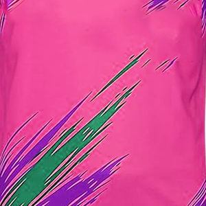 Maillot de football rose à manches courtes, séchage rapide, léger, imperméable, pour hommes, adultes, style équipe, 100% polyester, coupe automatisée - Product Image 5