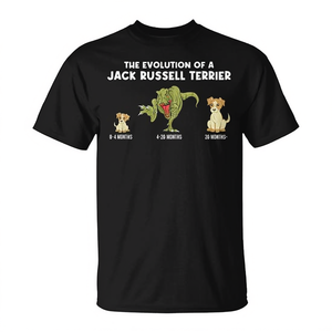 Collection de vêtements promotionnels : T-shirt « Evolution d'une maman Jack Russell Terrier » - Product Image 2