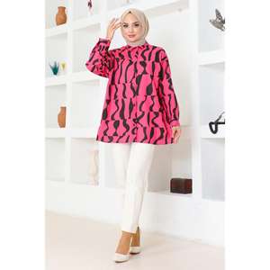 Tunique décontractée pour femmes à motifs tissés 100% coton - Product Image 5