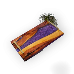 Bandeja de servicio de resina de madera más vendida de Navidad para restaurante y hogar de India - Product Image 4