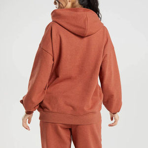 Sweat à capuche zippé oversize vintage épais 480g Ami Kaji pour homme et femme, style hiver, coupe ajustée, délavé à l'acide - Product Image 5